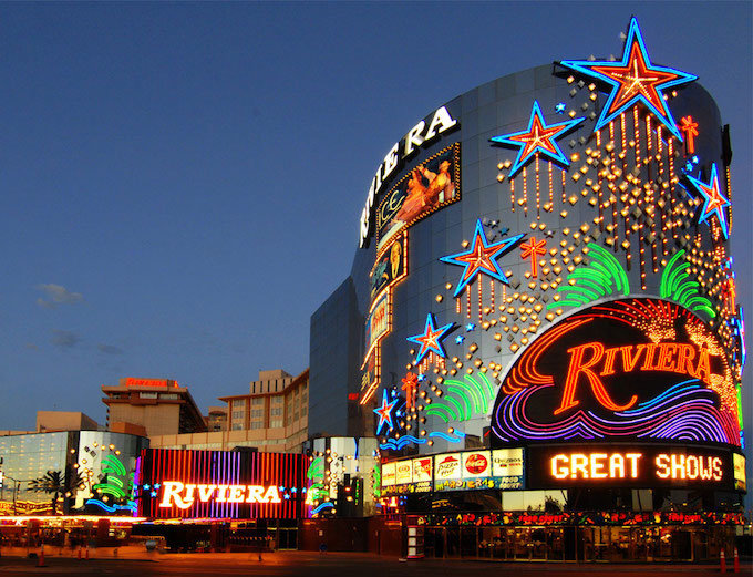 2 ca 1960s Riviera Las Vegas Strip Hotel Casino Unused Letterhead Stationary NOS 